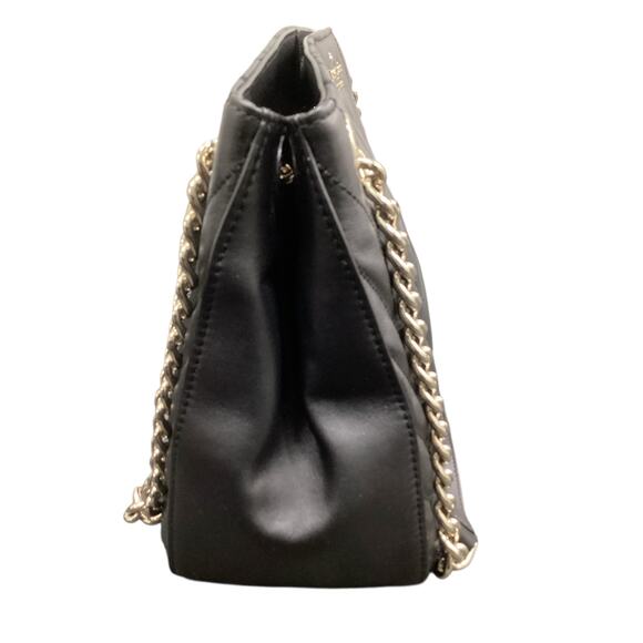 NWOT Kate Spade Purse “Meena Briar Lane”Quilted Leather Chain Handles Black - Picture 5 of 11